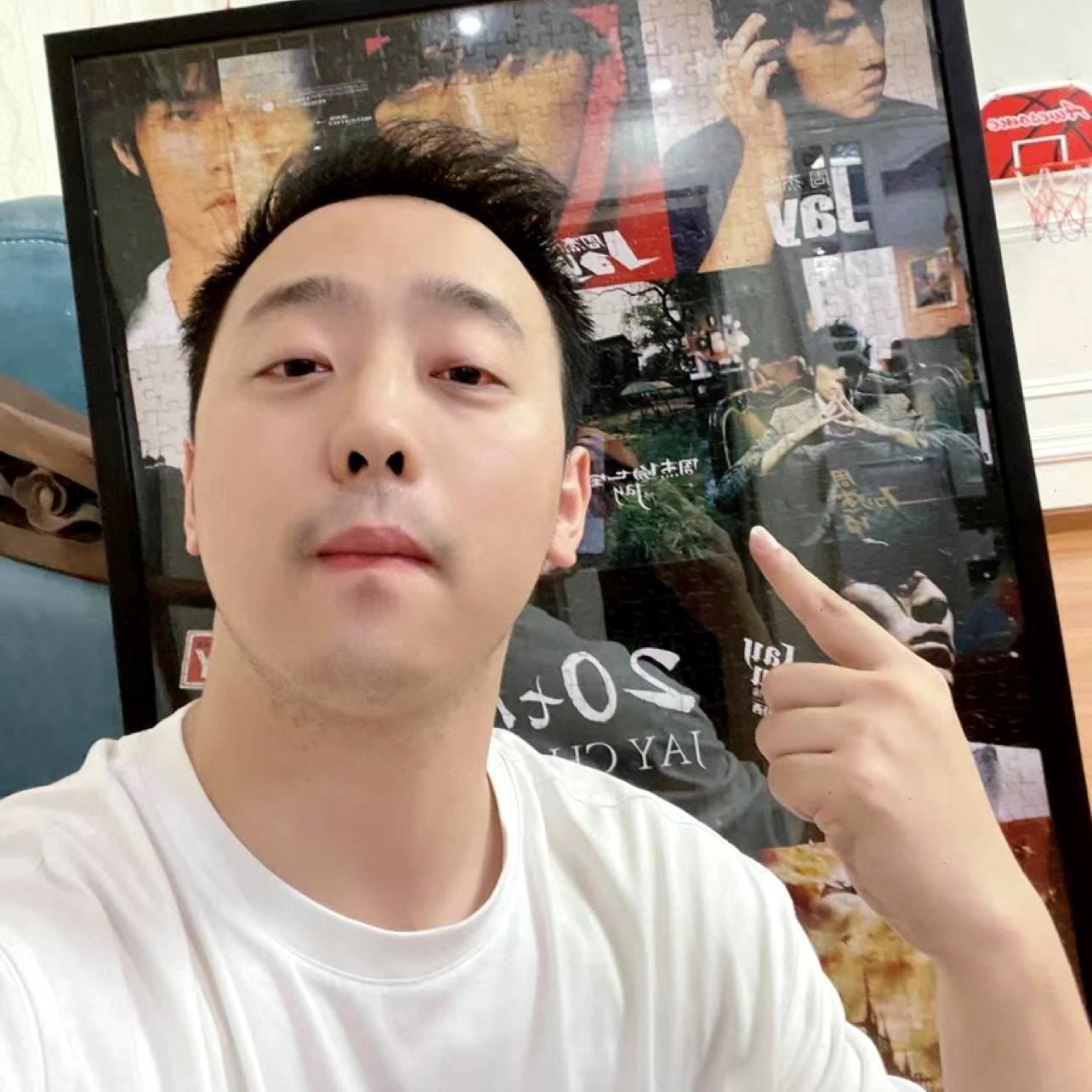 舞台过后的照片