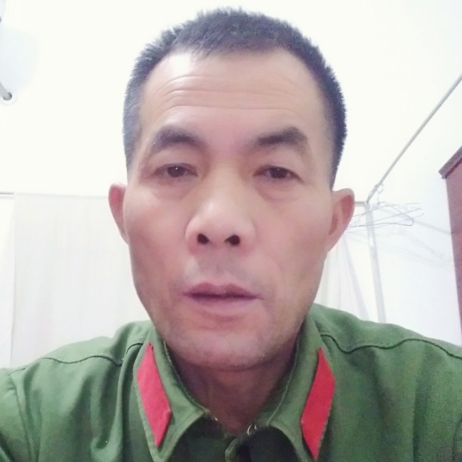 一个越战老兵的照片