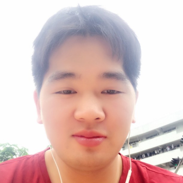 路灯等待微笑的照片