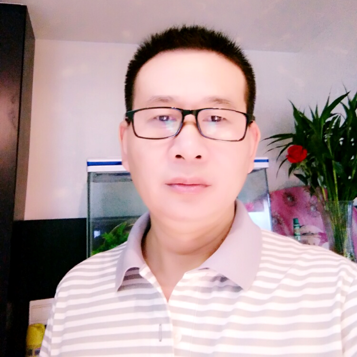 绚烂方眼神的照片