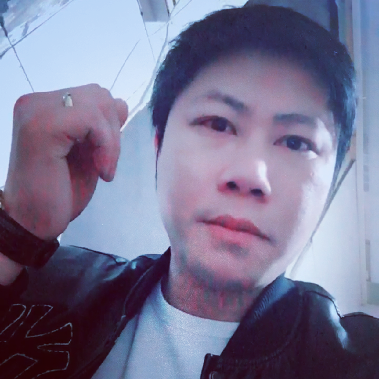 亲爱的笑冬日的照片