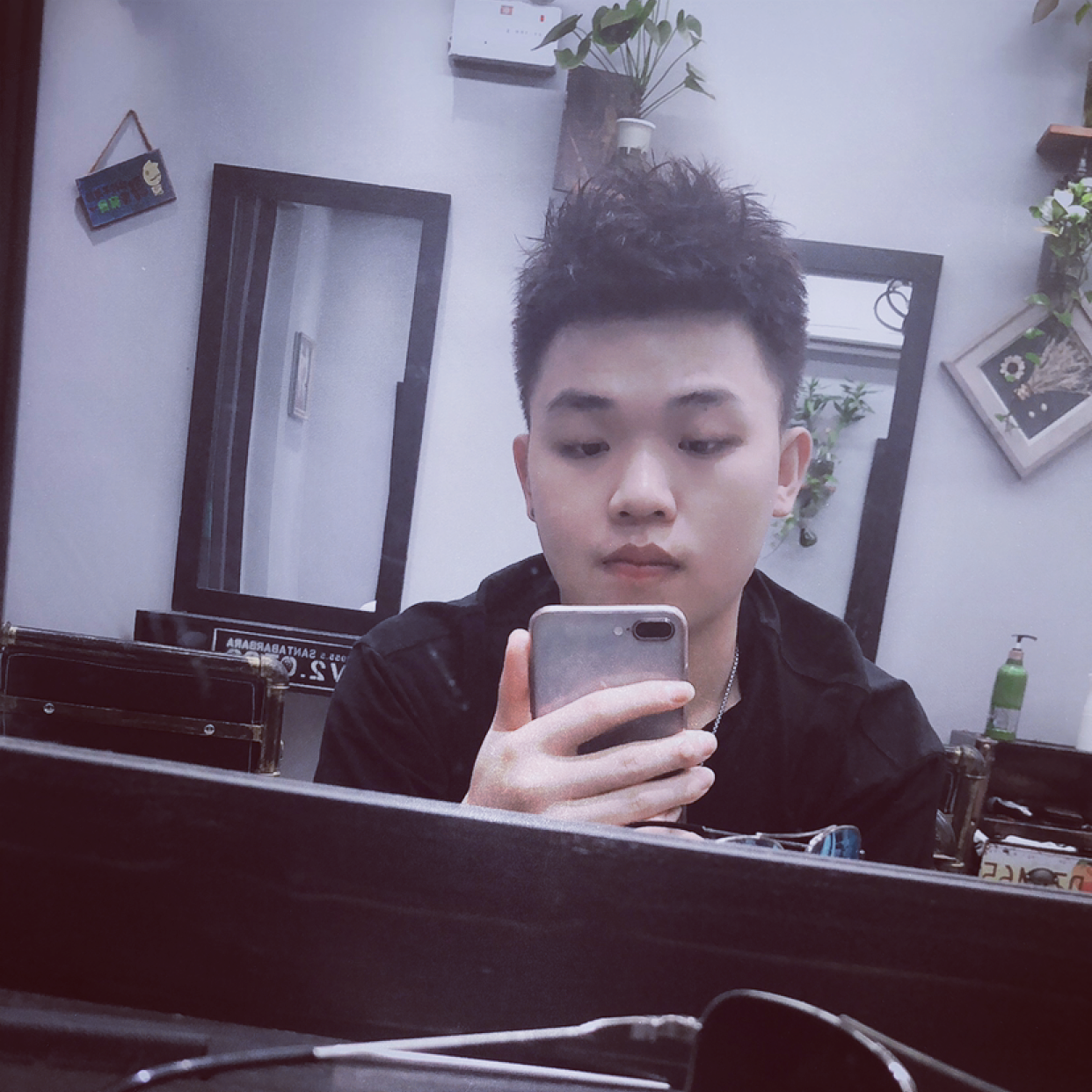 发带玩命的照片
