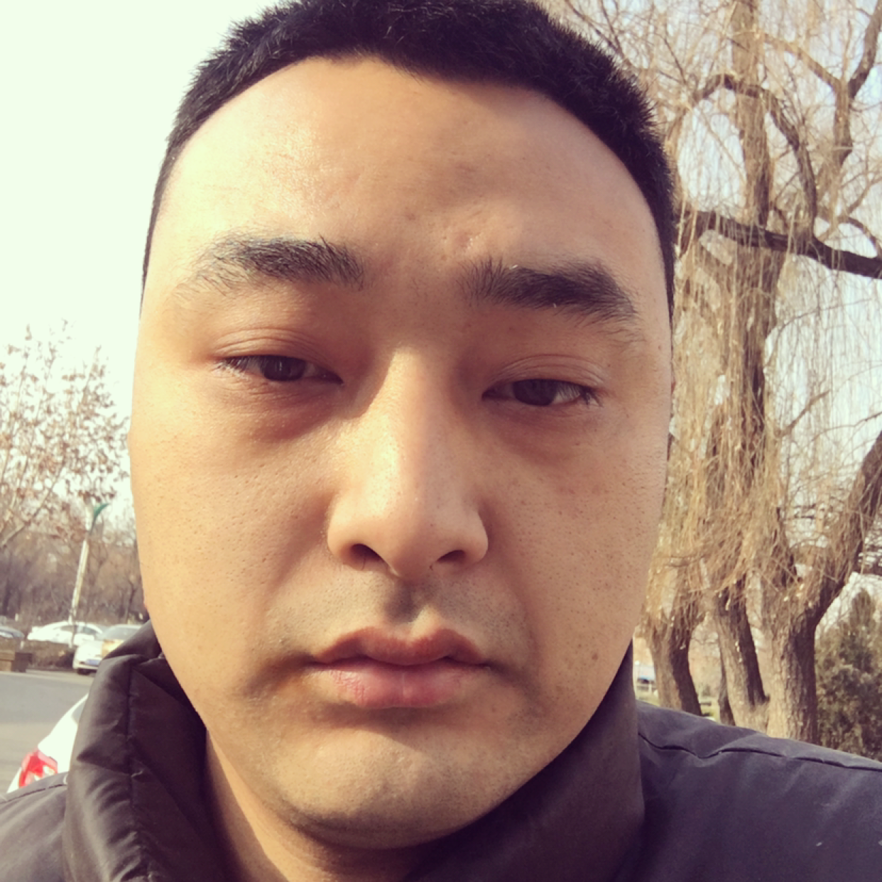 大山拉长的照片