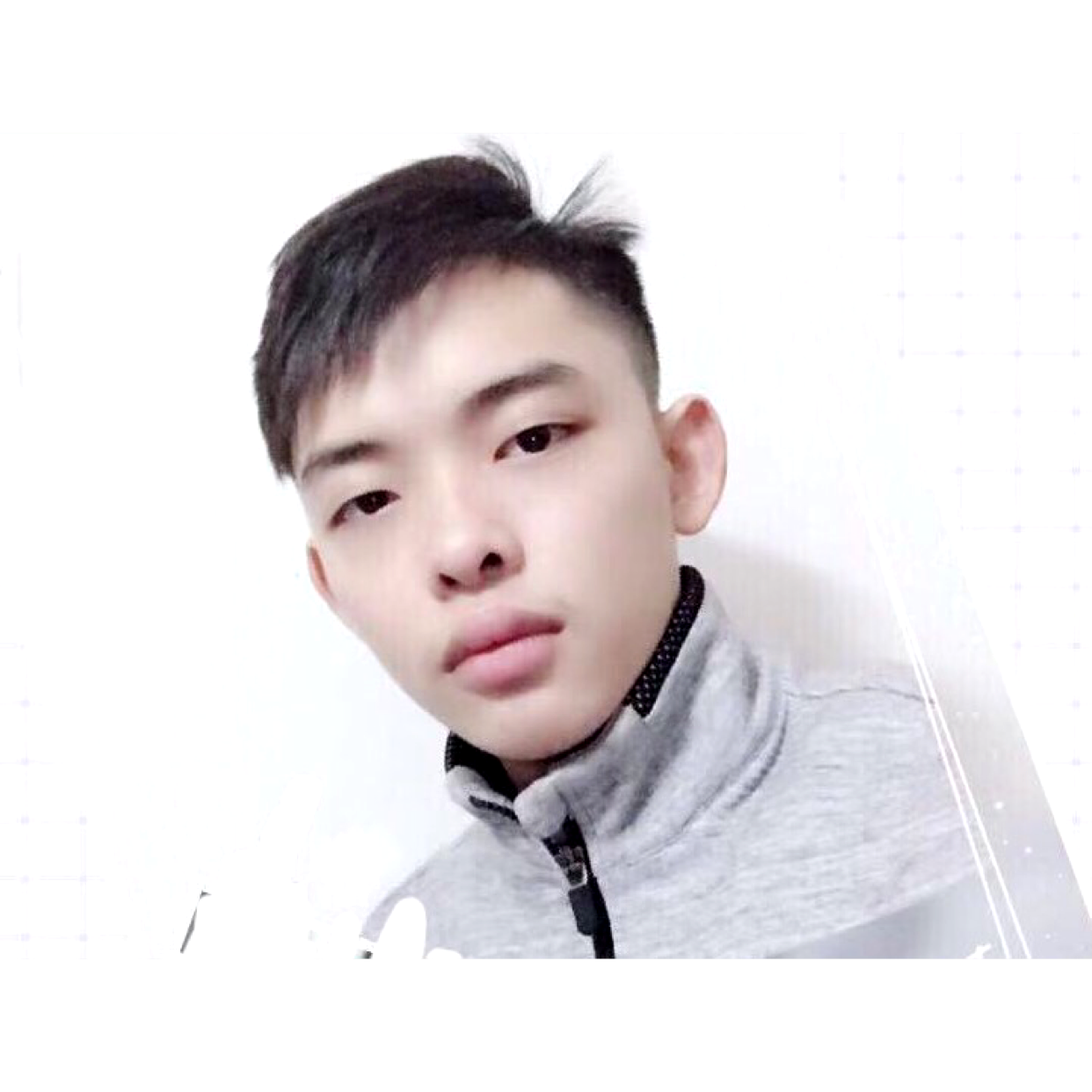 大叔笑伶俐的照片