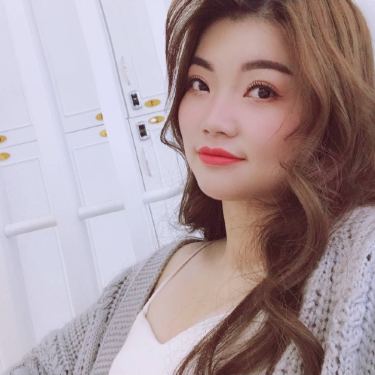 晴天般的微笑的照片