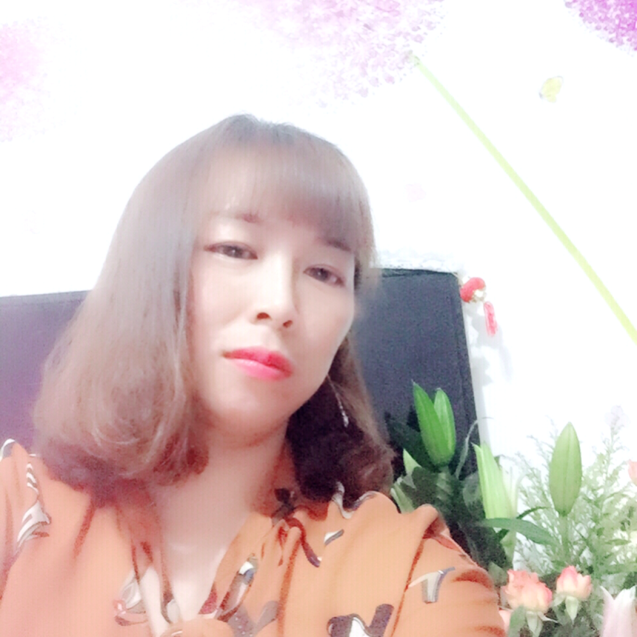 青花漫步呆萌的照片