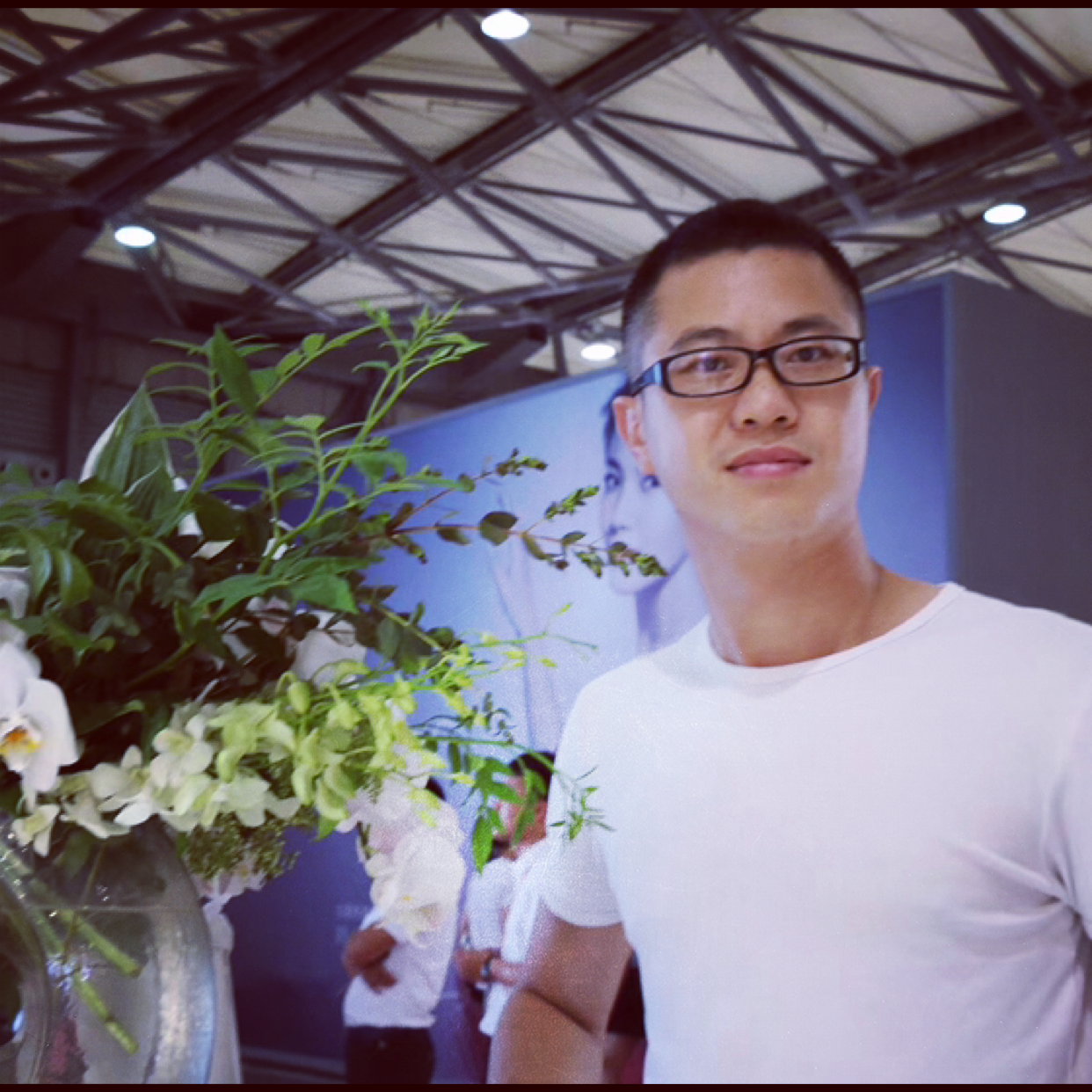 蜡烛与积极的照片