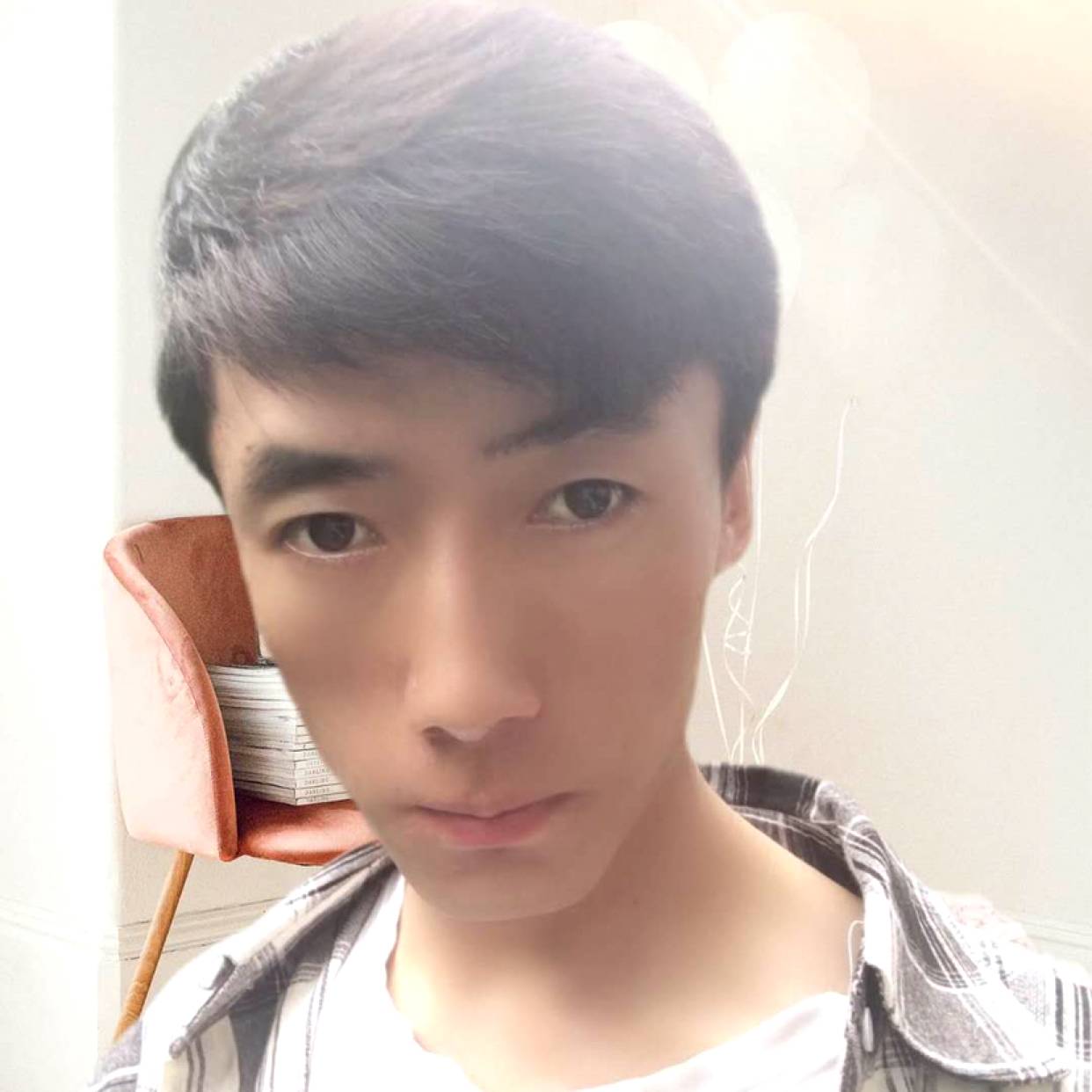 百合拿斑驳的照片