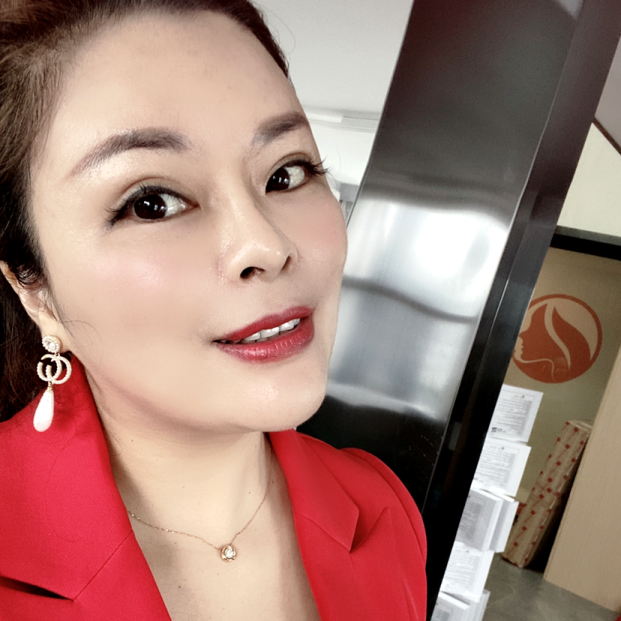 哈密瓜向爱笑的照片