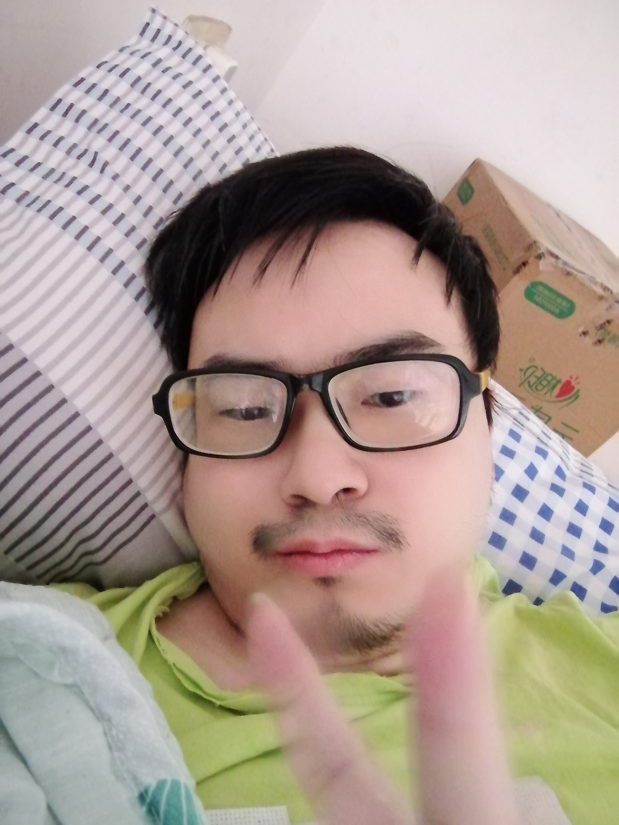 小月下的篱笆的照片