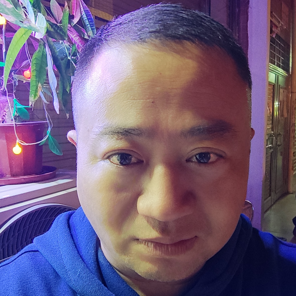 蓝色的憨憨的照片