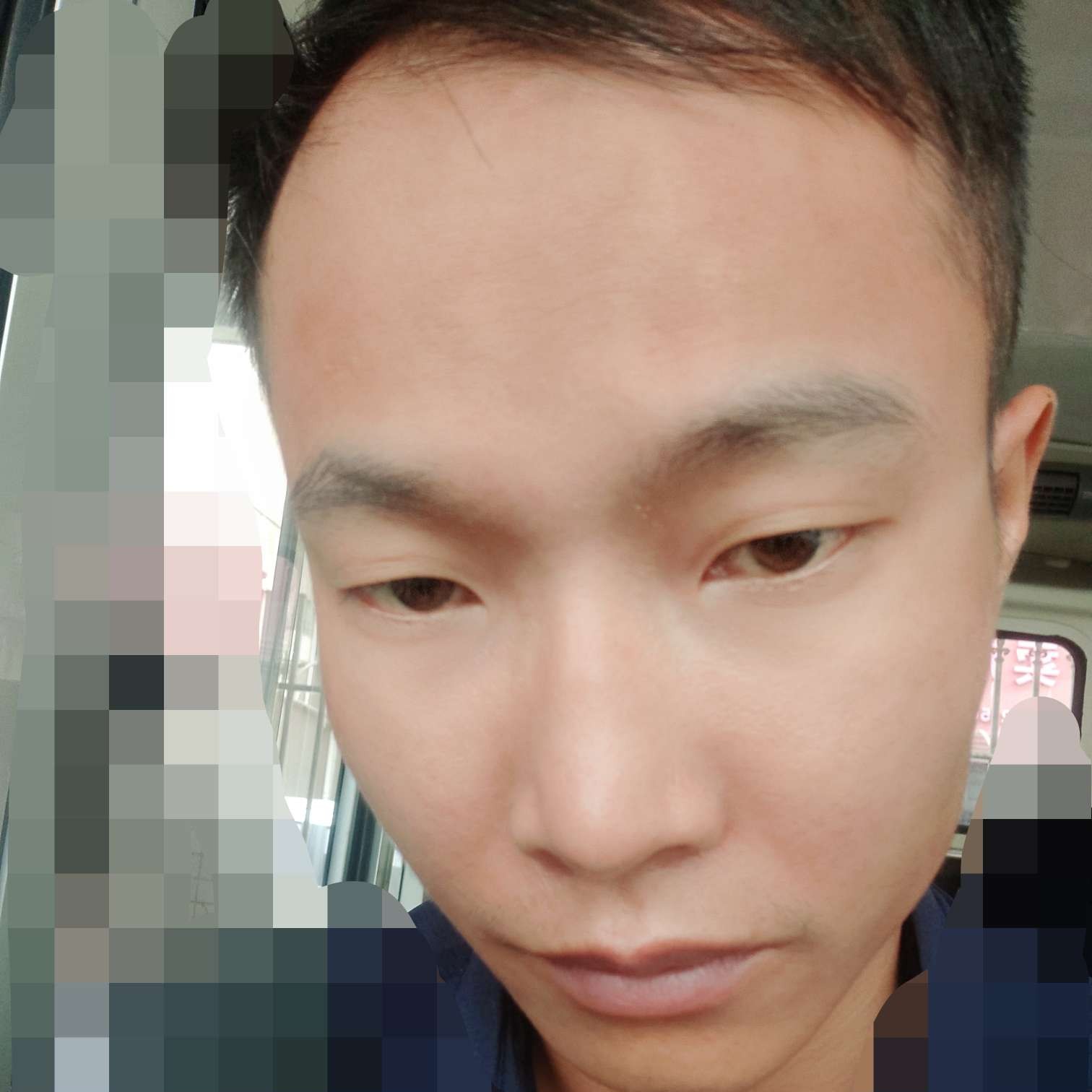 透彻遇見微笑的照片