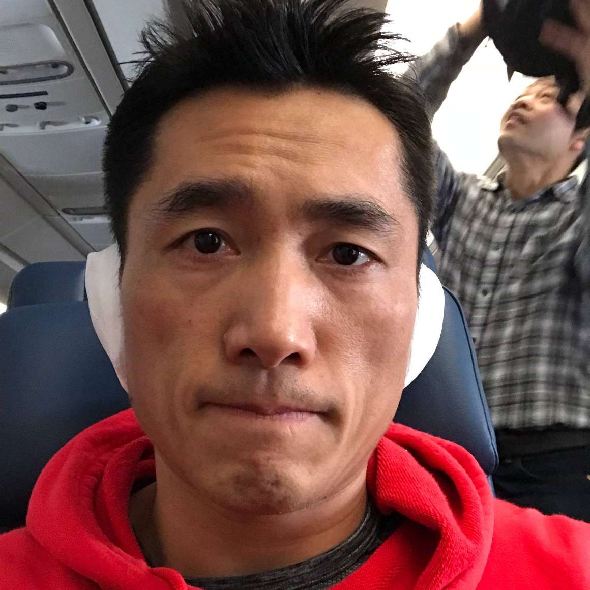 专注等待微笑的照片