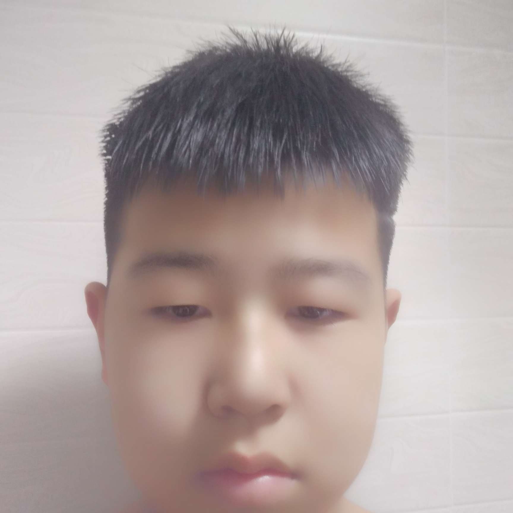 俺吃馒头的照片