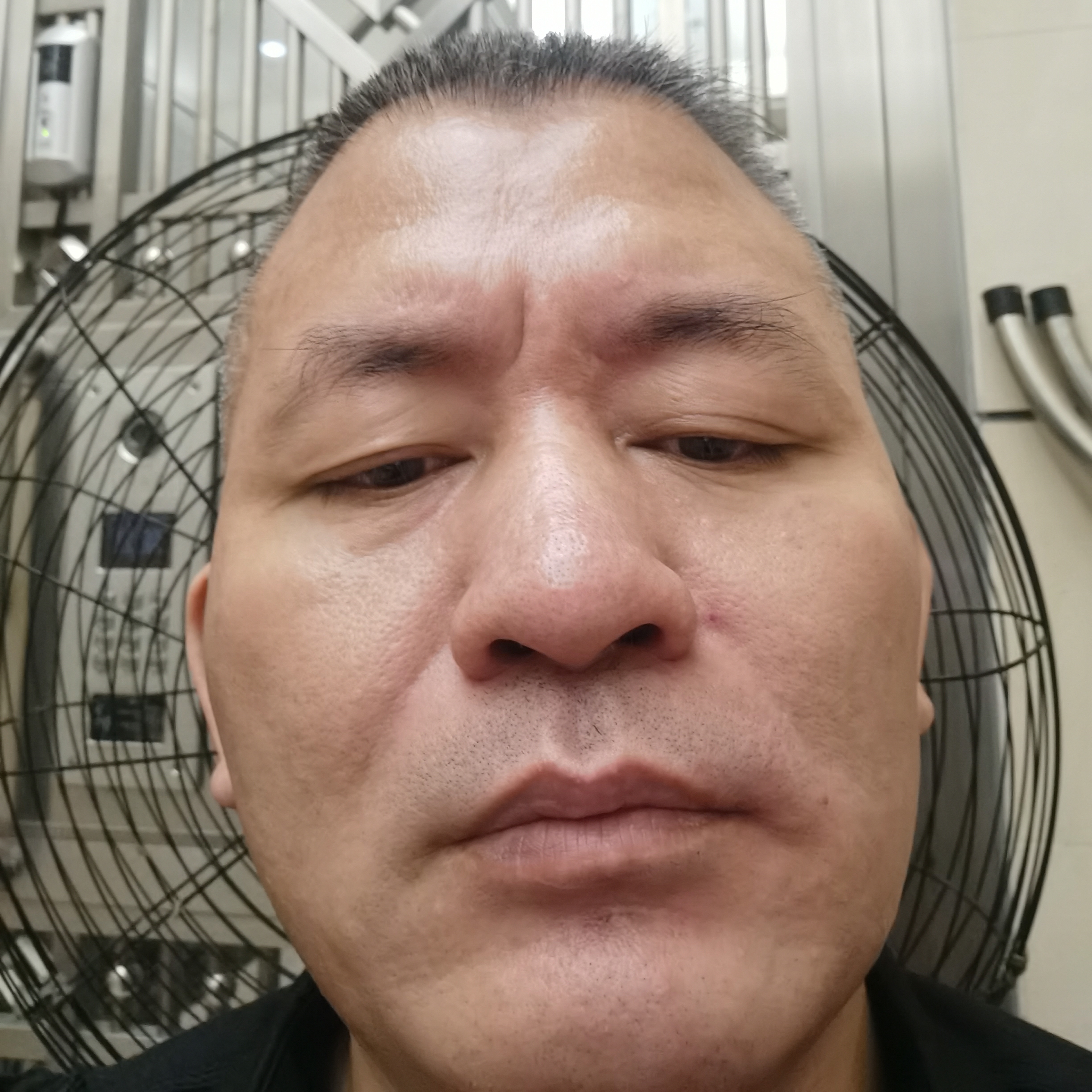 蓝白领的照片