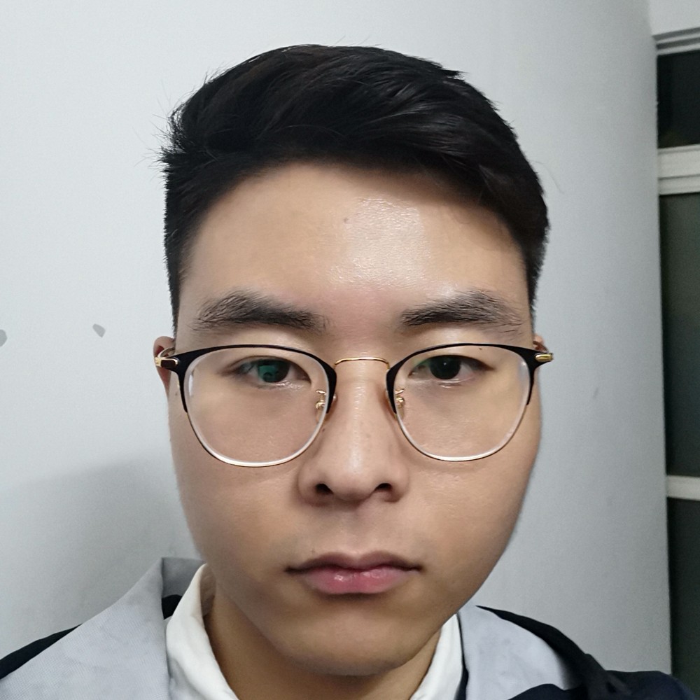 月夜树影的照片