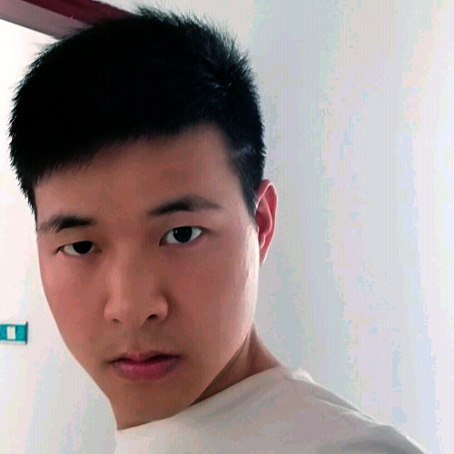 单行者的聆听的照片