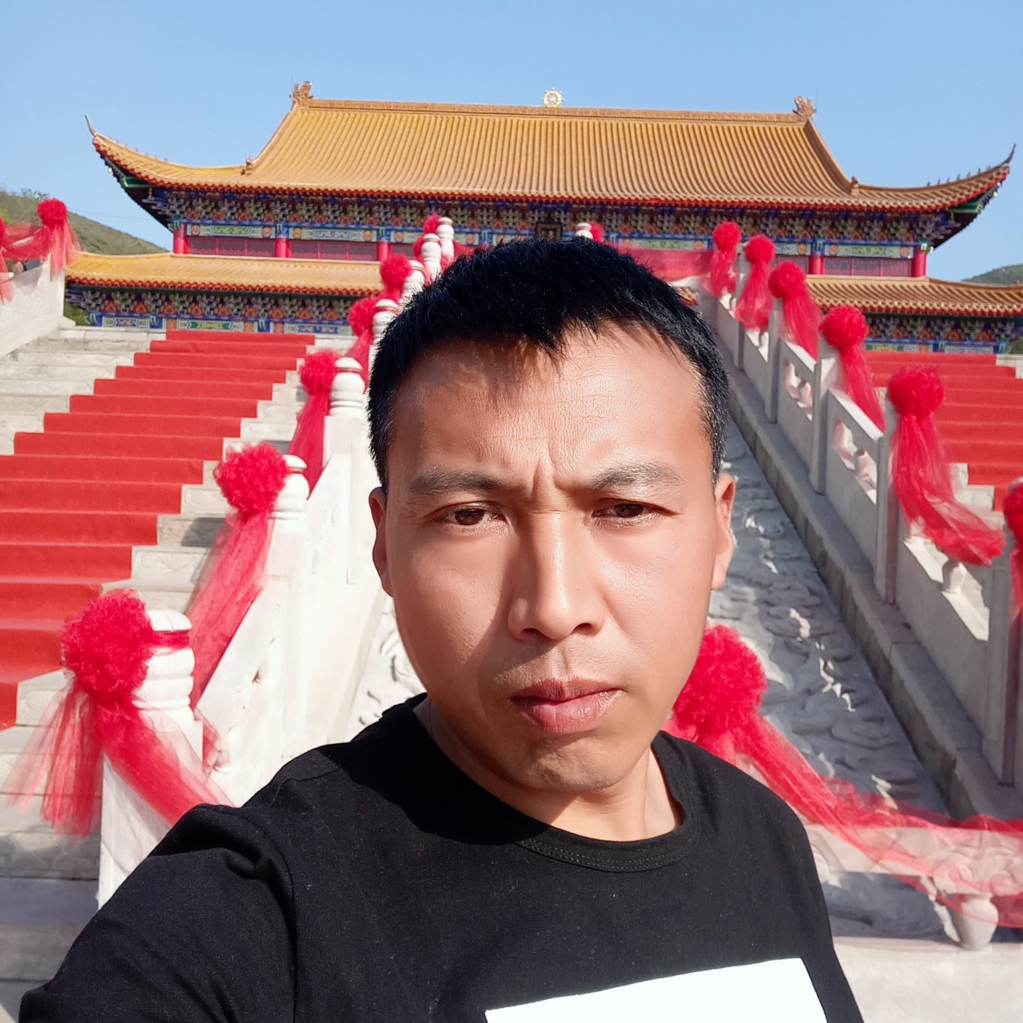 晨阳凝眸大气的照片