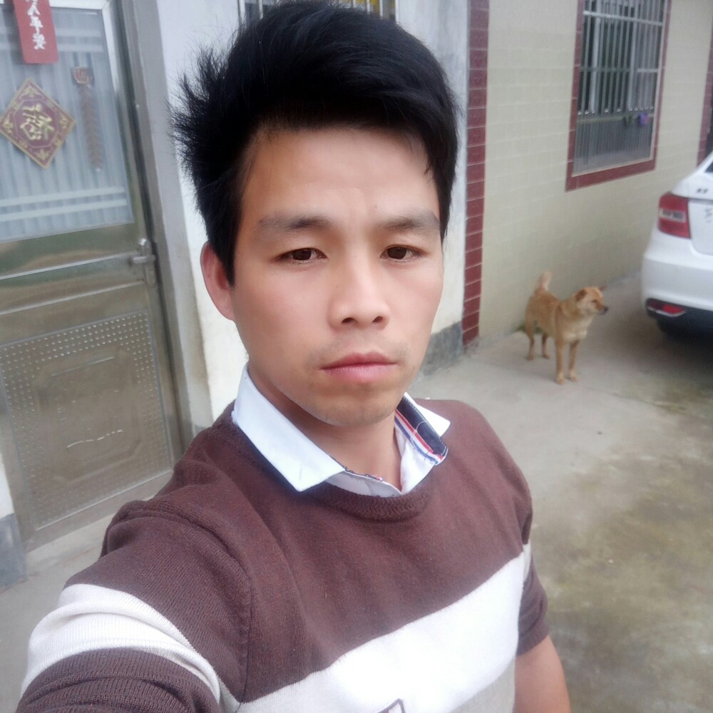 留胡子倾心寒风的照片