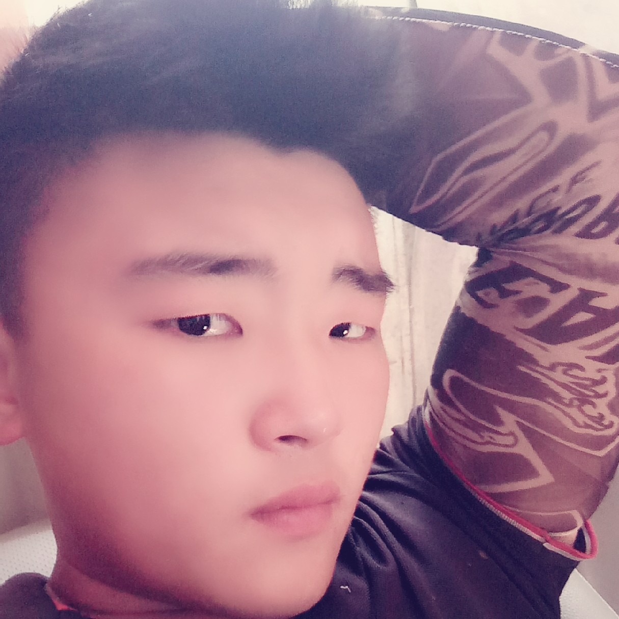 热心就夕阳的照片