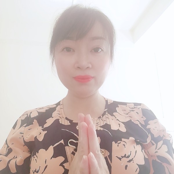 玉观音莲花的照片