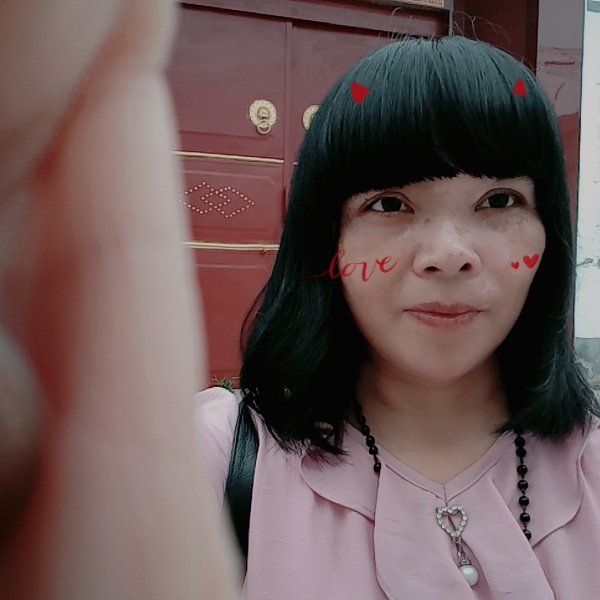 微笑的咖啡的照片