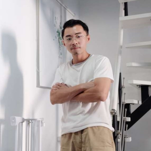 路灯扯淡然的照片