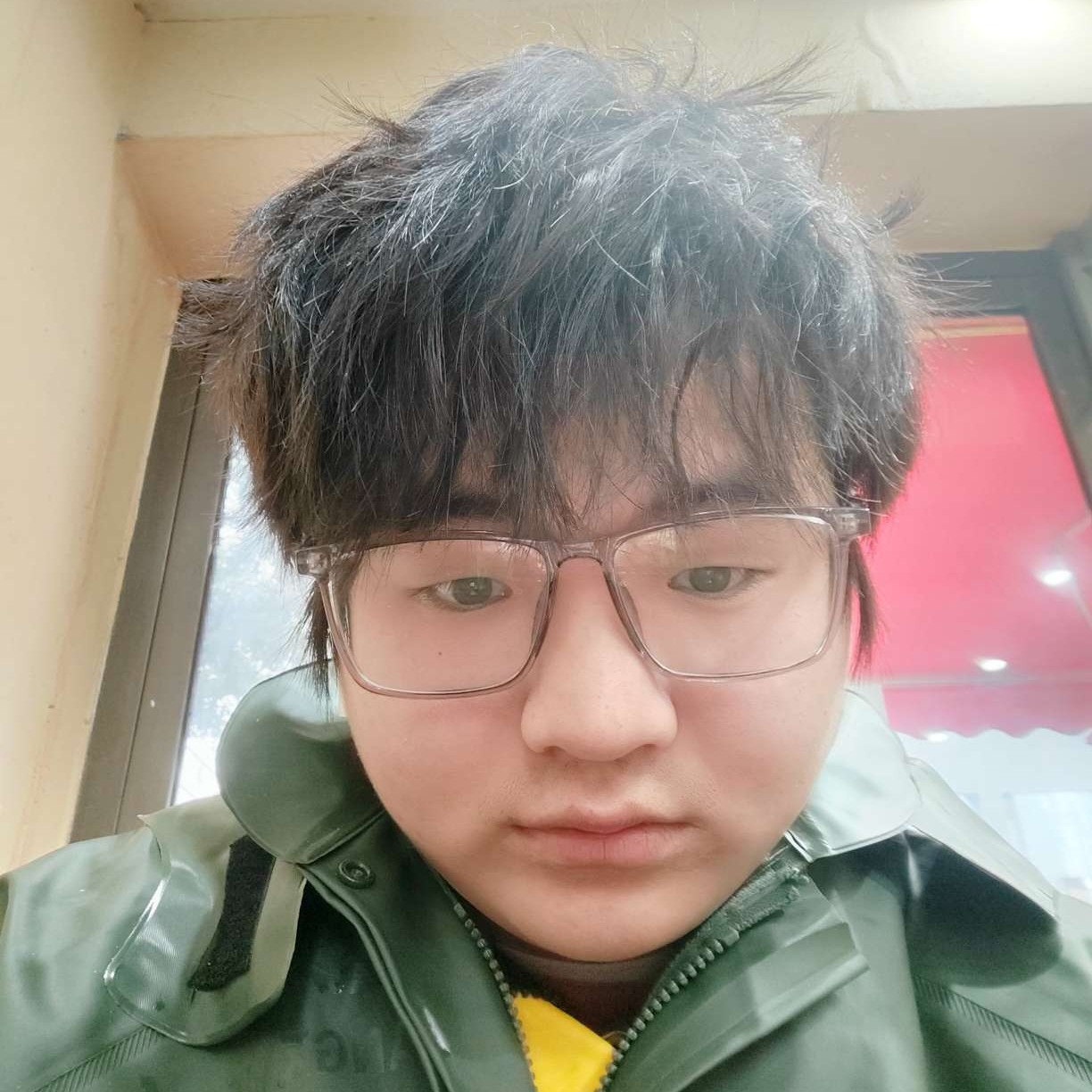外卖小哥黄宝塘的照片